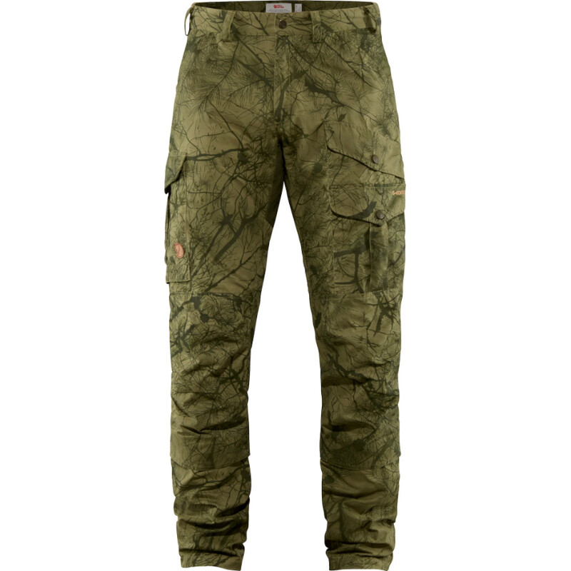 Fjällräven Calças de caça Barents Pro M, 626-662 Verde Camo-Floresta profunda, 50