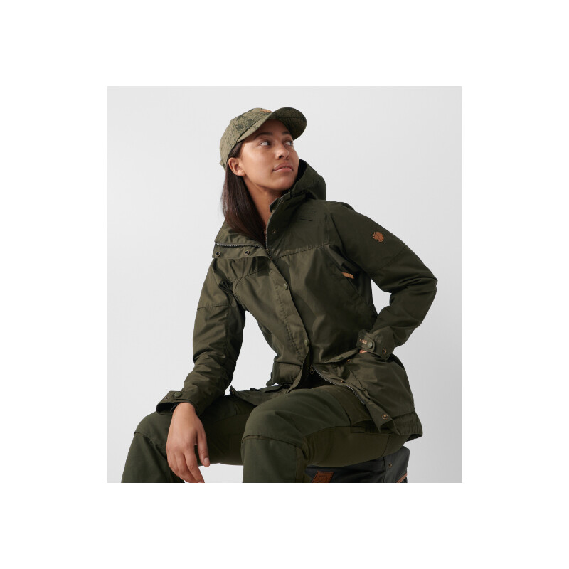 Fjällräven Casaco Forest Hybrid W, 633 Dark Olive, XL
