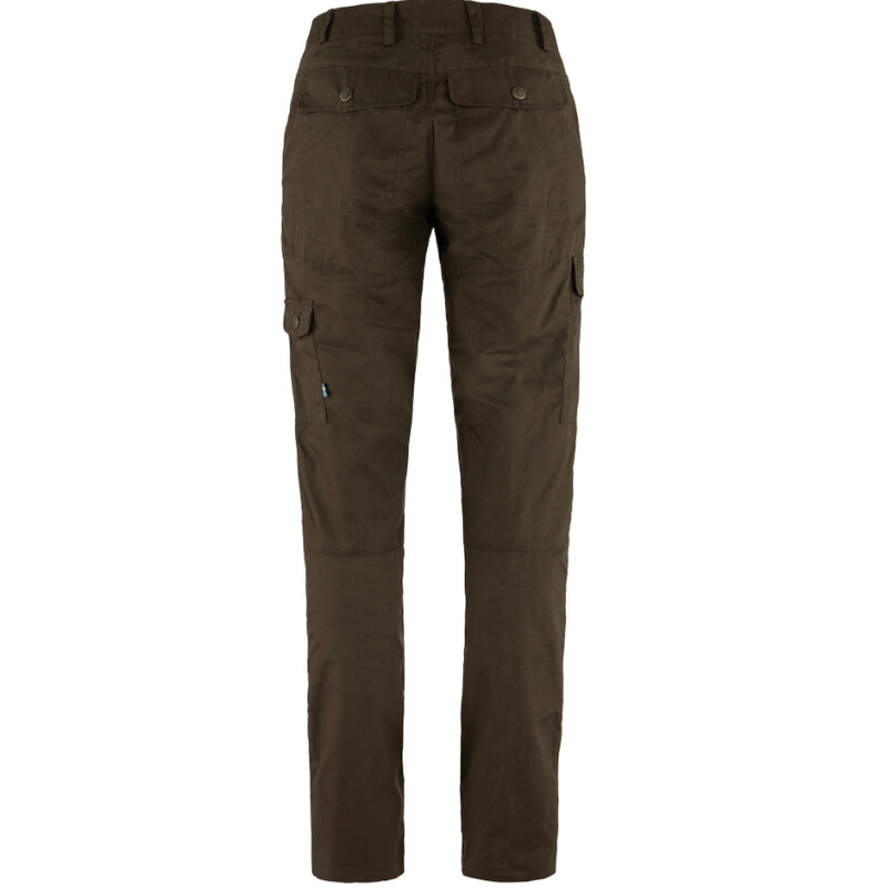 Fjällräven Calças Karla Pro Curved W, 633 Dark Olive, tamanho 38