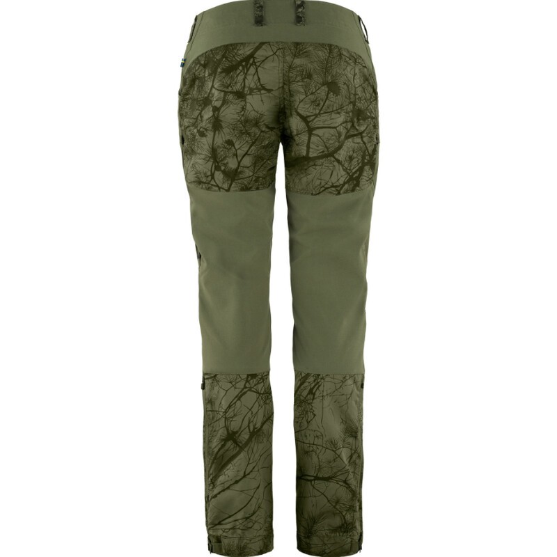 Fjällräven Keb Trousers W Reg, 626-625 Verde Camo-Verde-Laurel, 40