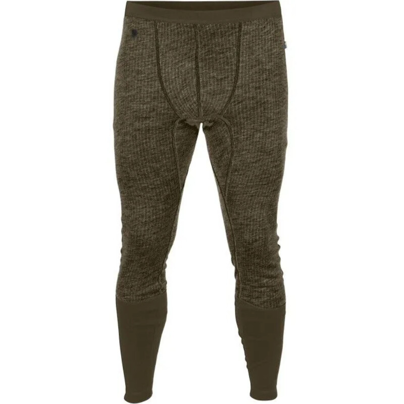 Fjällräven Värmland Woolterry Long Johns M, 633 Dark Olive, tamanho XL
