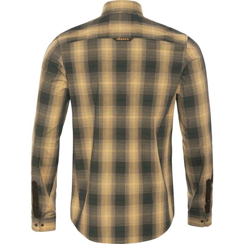 Härkila Camisa Akkan, amarelo/preto tamanho L