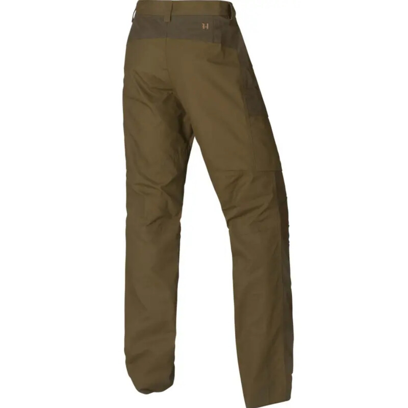 Härkila Calças Asmund, verde azeitona escuro/verde salgueiro, tamanho 50