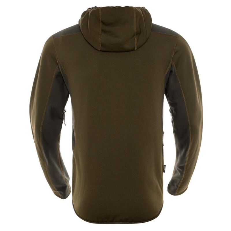 Härkila Camisola com capuz Deer Stalker, verde salgueiro/castanho sombra tamanho L