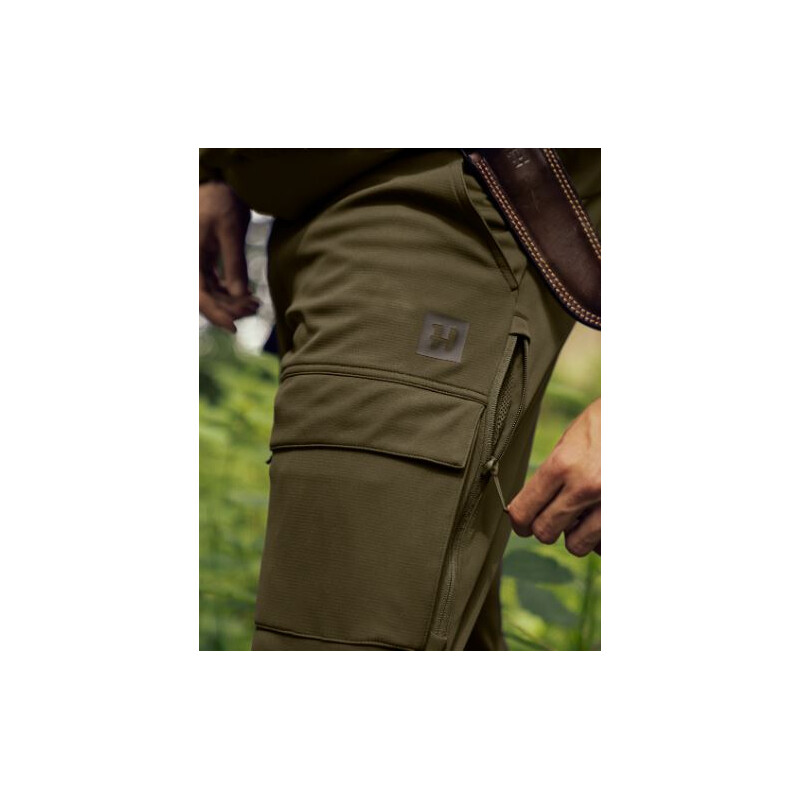 Härkila Calças Deer Stalker Light, verde salgueiro/castanho sombra tamanho 52