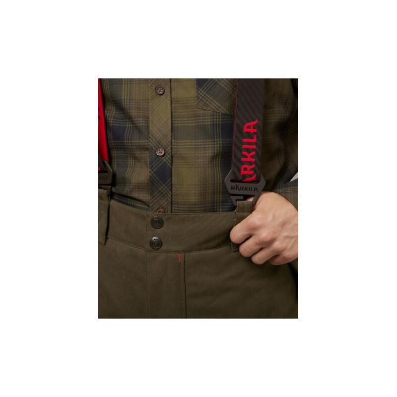 Härkila Calças Driven Hunter HWS Insulated, verde Willow, tamanho 52