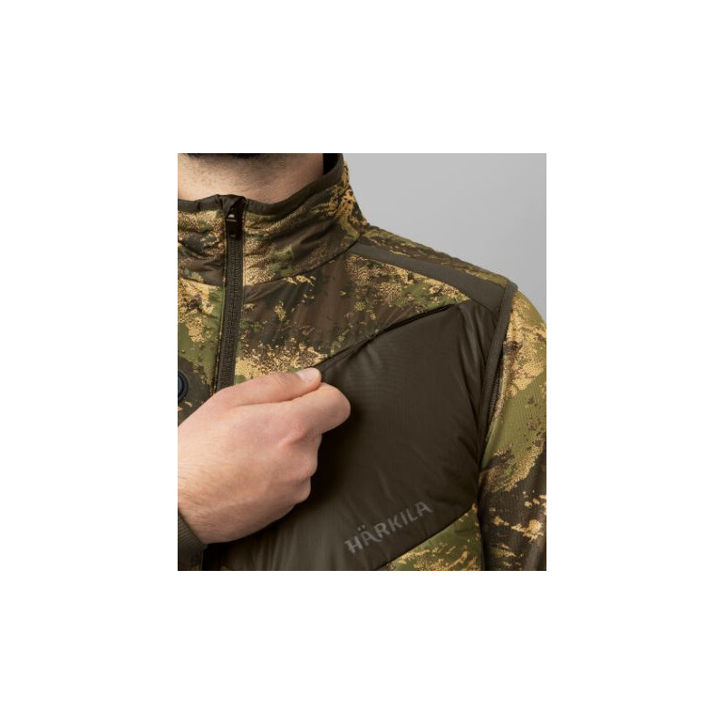 Härkila Colete aquecido Camo, AXIS MSP®Verde floresta , tamanho M