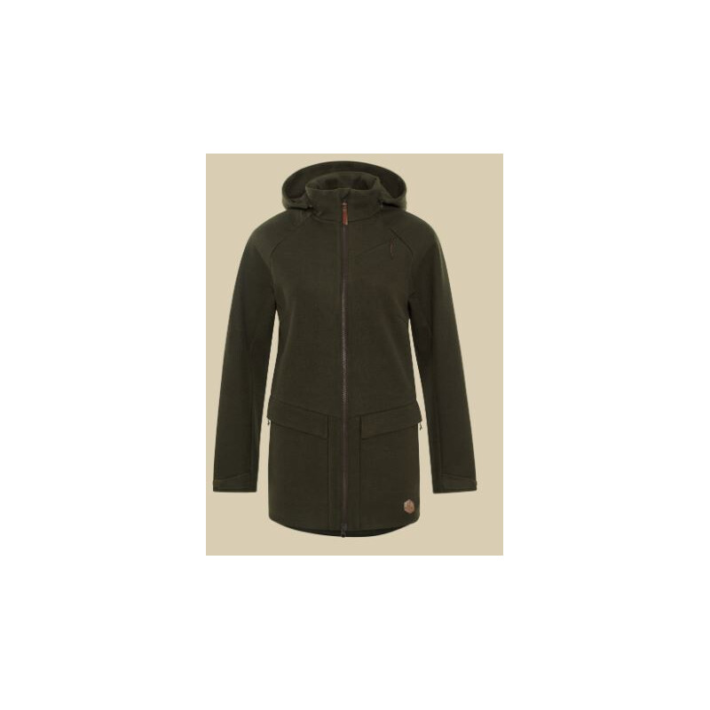 Härkila Casaco Metso Hybrid para mulher, verde Willow, tamanho 40