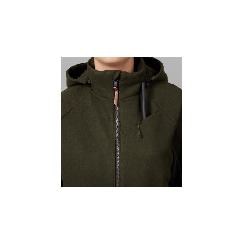Härkila Casaco Metso Hybrid para mulher, verde Willow, tamanho 40