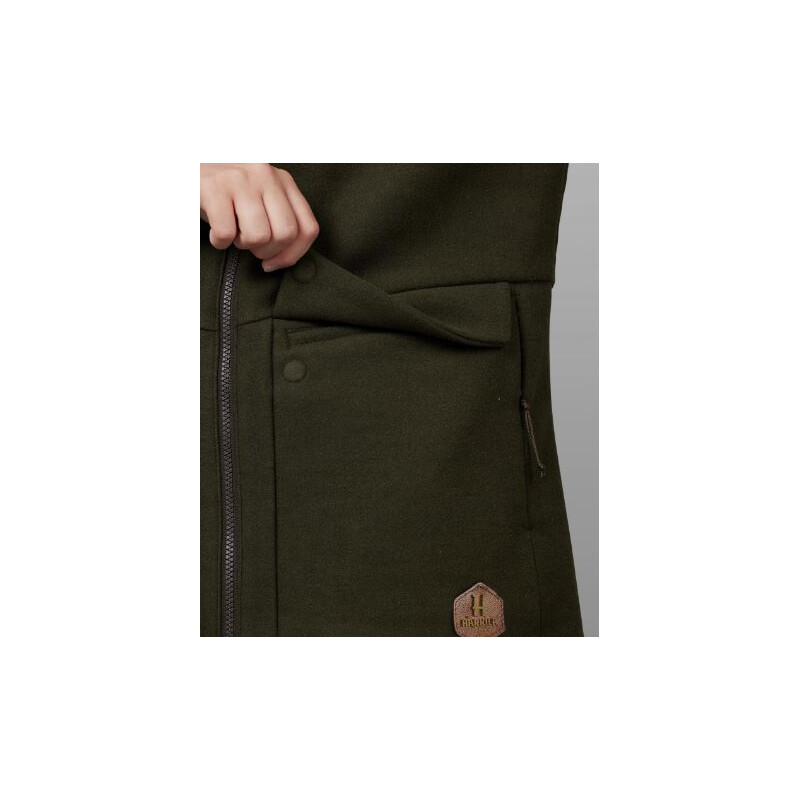 Härkila Casaco Metso Hybrid para mulher, verde Willow, tamanho 40