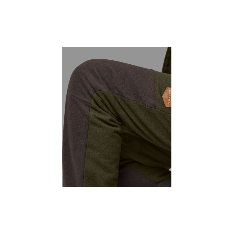 Härkila Calças de inverno Metso para mulher, verde Willow/castanho sombra, tamanho 40