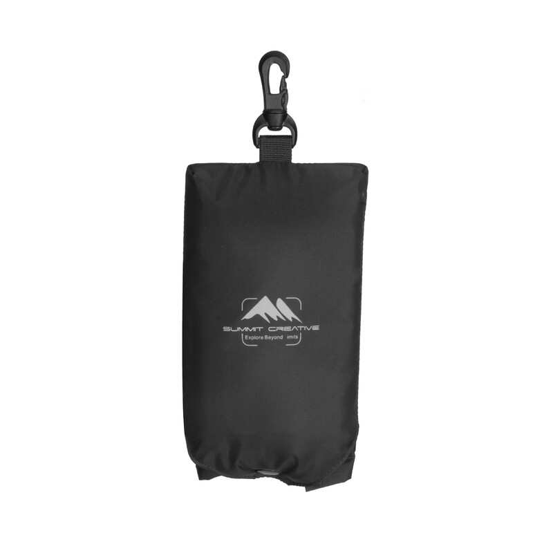 Summit-Creative Poncho de chuva preto