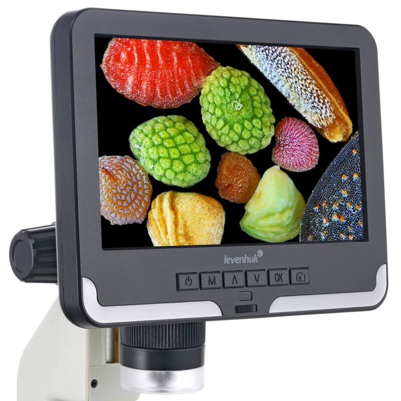 Levenhuk Microscópio Rainbow DM700 2MP 1/2.9" 2.8µm 10-50x LCD CMOS Color Digital