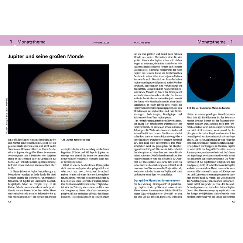 Kosmos Verlag Almanaque O ano celeste de 2025