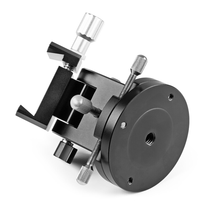 Omegon Montagem Conjunto Segugio Tracker com base ajustável à altura do polo Deluxe e buscadora do polo