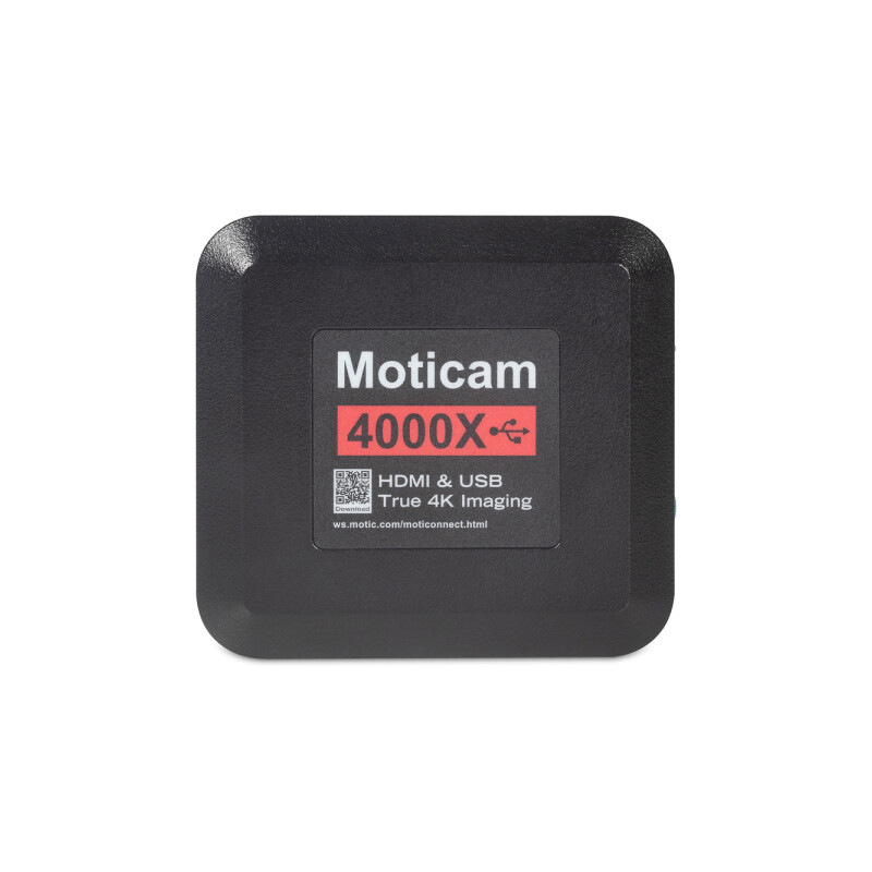Motic Câmera 4000X, cor, 8MP, CMOS, 1/2.8, WiFi & USB, 1,45 µm