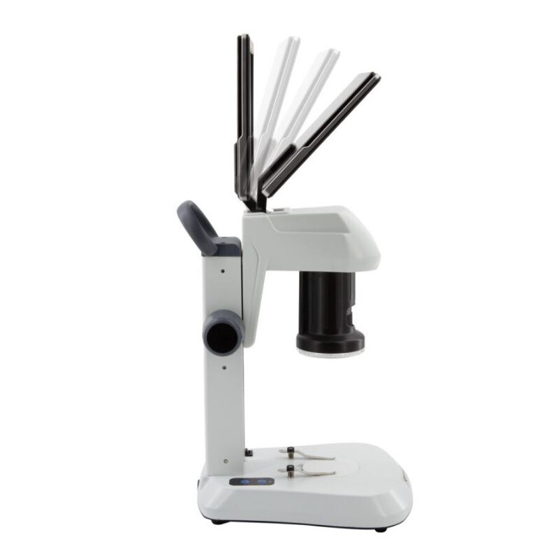 Optika, Microscópio, SFX-85V, Digital Zoom, Monitor de 9", 8x-54x, LED, Luz incidente e Luz trasmitida