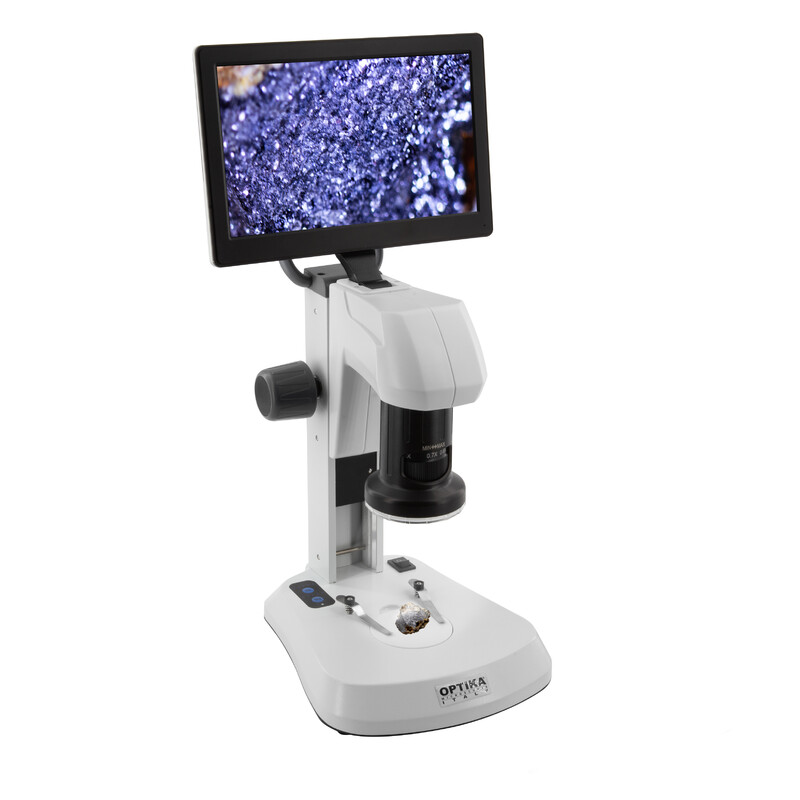 Optika , Microscópio, SFX-85V, Digital Zoom, Monitor de 9", 8x-54x, LED, Luz incidente e Luz trasmitida