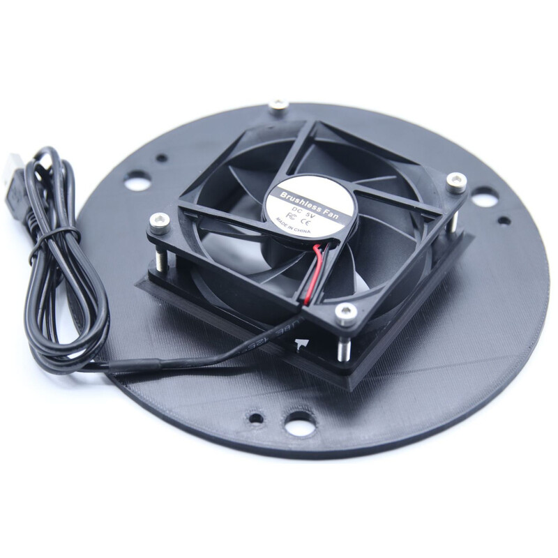 Astroprints Cobertura de espelho para a montagem de espelho primário de 6" do Skywatcher Newton, incluindo uma ventoinha USB de 5V