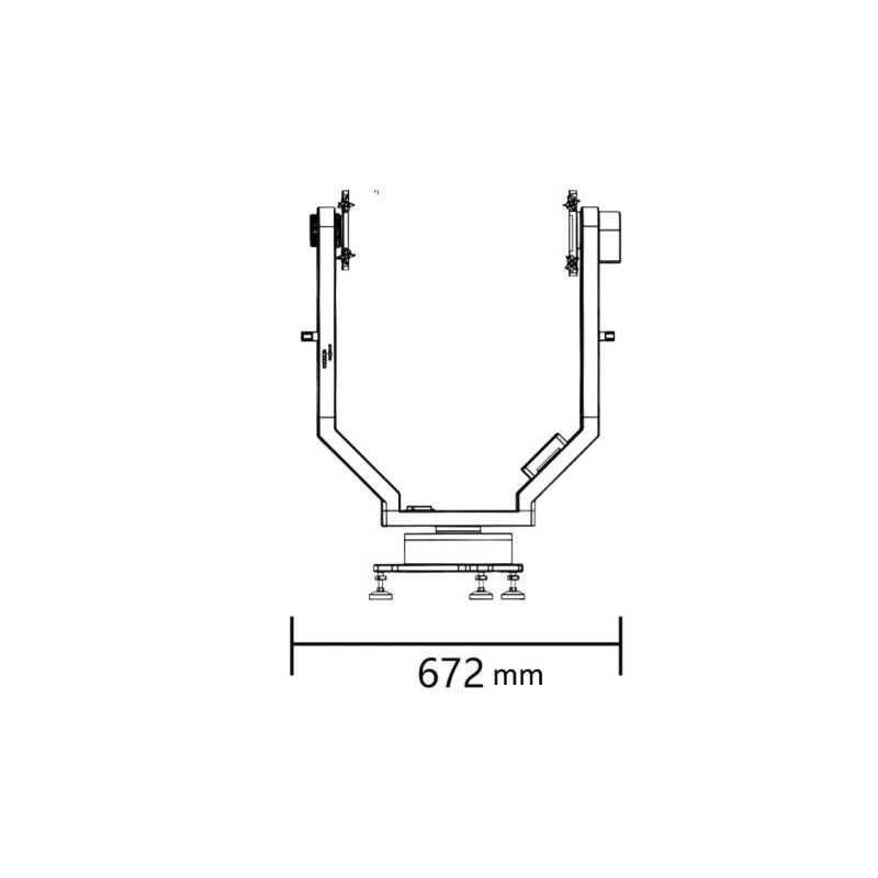 iOptron Montagem HAZ130 Strain Wave Alt-AZ RC16