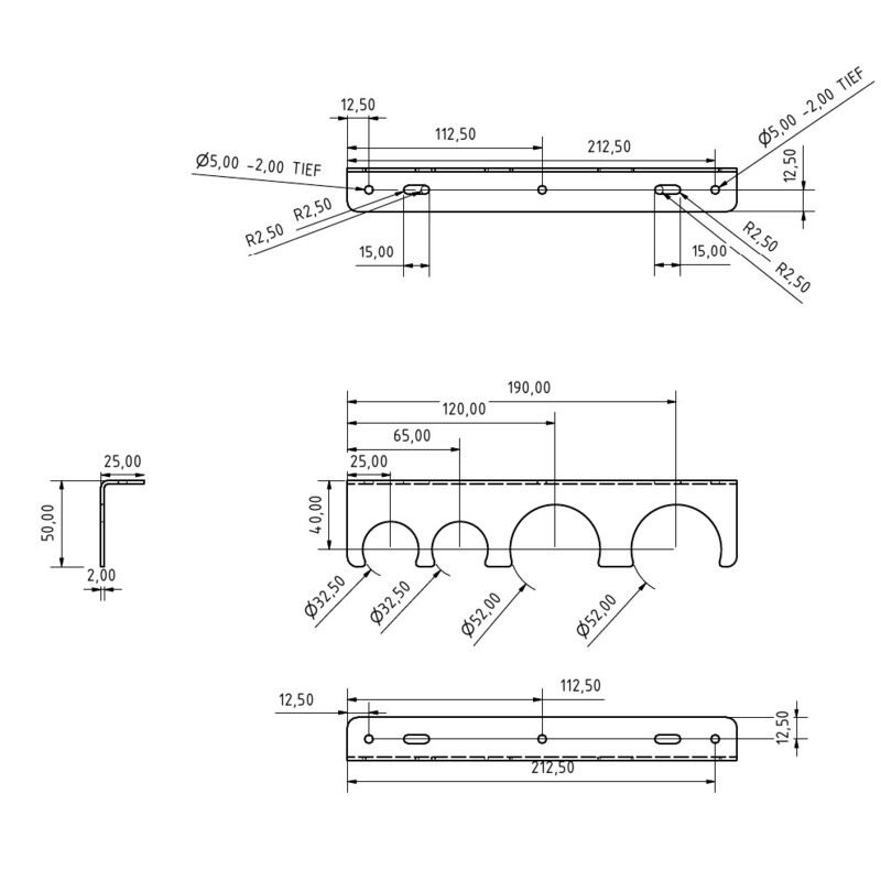 Omegon Porta ocular 2x 2'' + 2x 1,25''