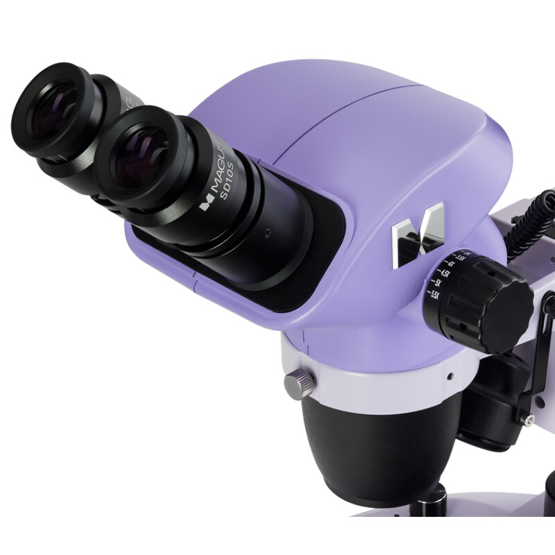 MAGUS Microscópio estéreo zoom 8B 6.5x-55x bino Greenough 3W LED