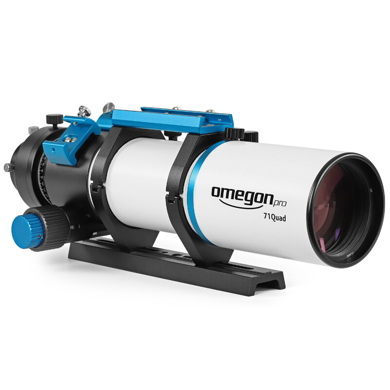 Omegon Refrator apocromático Pro APO AP 71/490 Quadruplet OTA