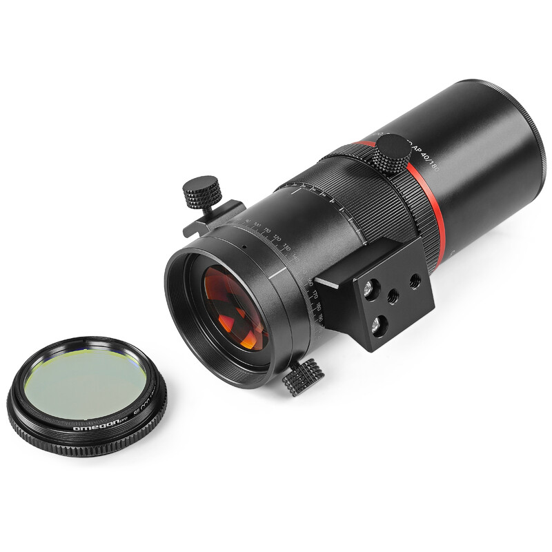Omegon Refrator apocromático Apochromatischer Refraktor Pro APO DoubleED AP 40/180 Quadruplet OTA
