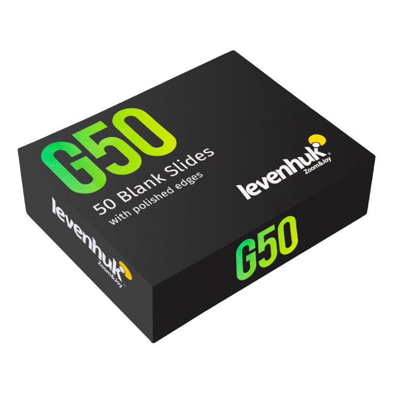 Levenhuk Lâmina para microscópio G50 50 unidades