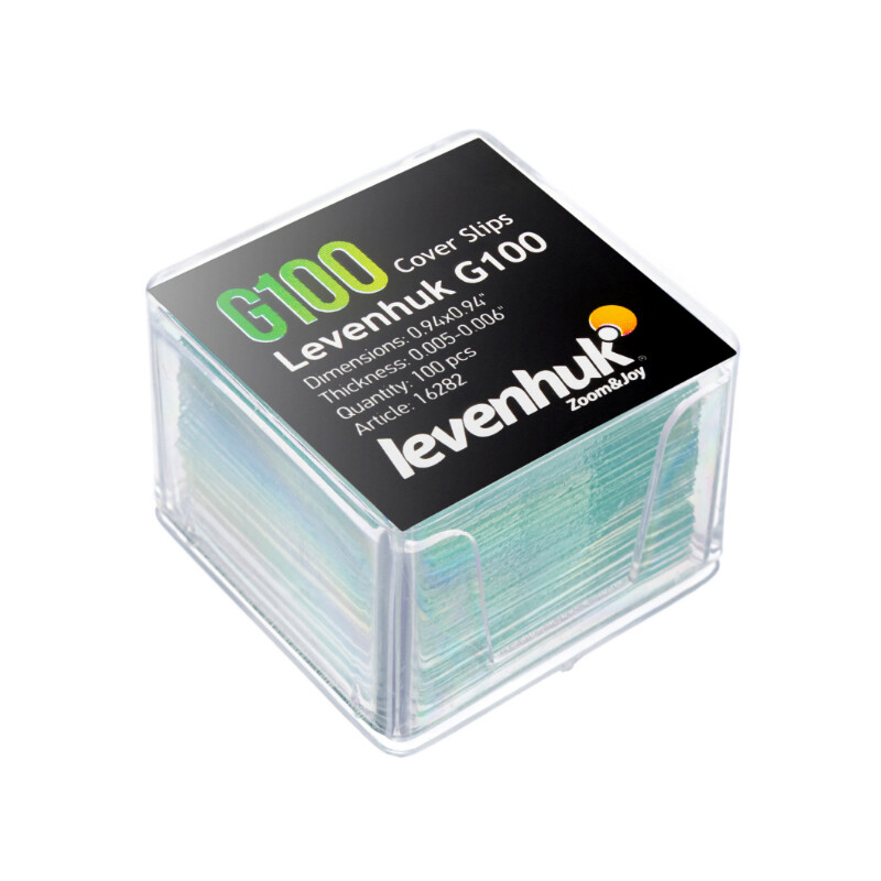Levenhuk Coverslips G100 100 unidades