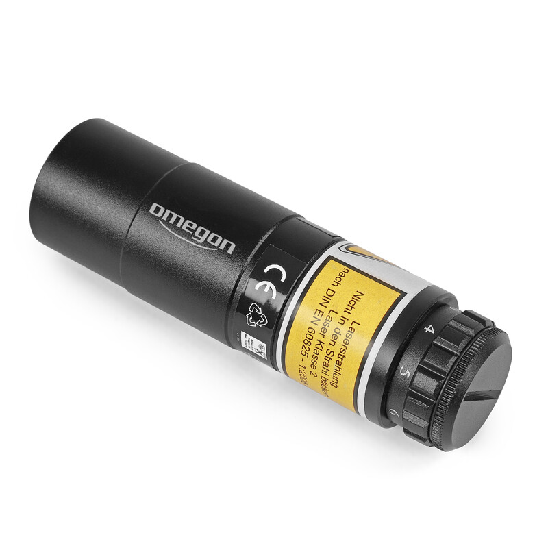 Omegon Laser de ajuste Newton 1.25" com janela de inspeção Rev. B