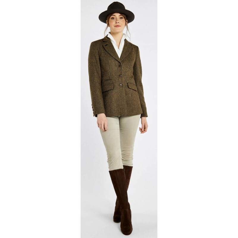 Dubarry of Ireland Casaco de tweed Darkhedge Heath tamanho 40