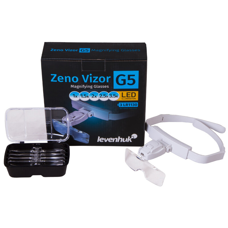 Levenhuk Lupa Zeno Vizor G5 3,5x LED