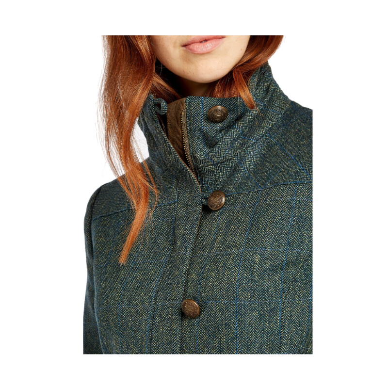 Dubarry of Ireland Casaco de tweed Bracken 89 Mist tamanho 36