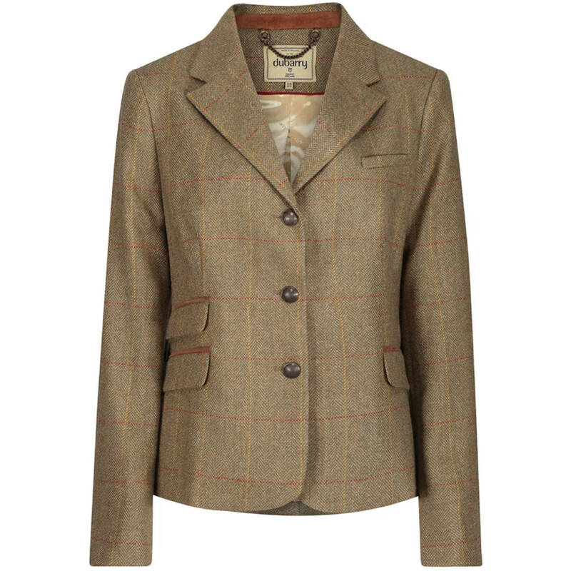 Dubarry of Ireland Casaco de tweed Buttercup Elm tamanho 38