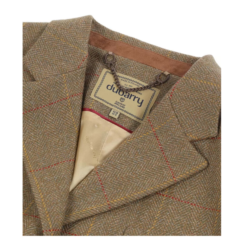 Dubarry of Ireland Casaco de tweed Buttercup Elm tamanho 40