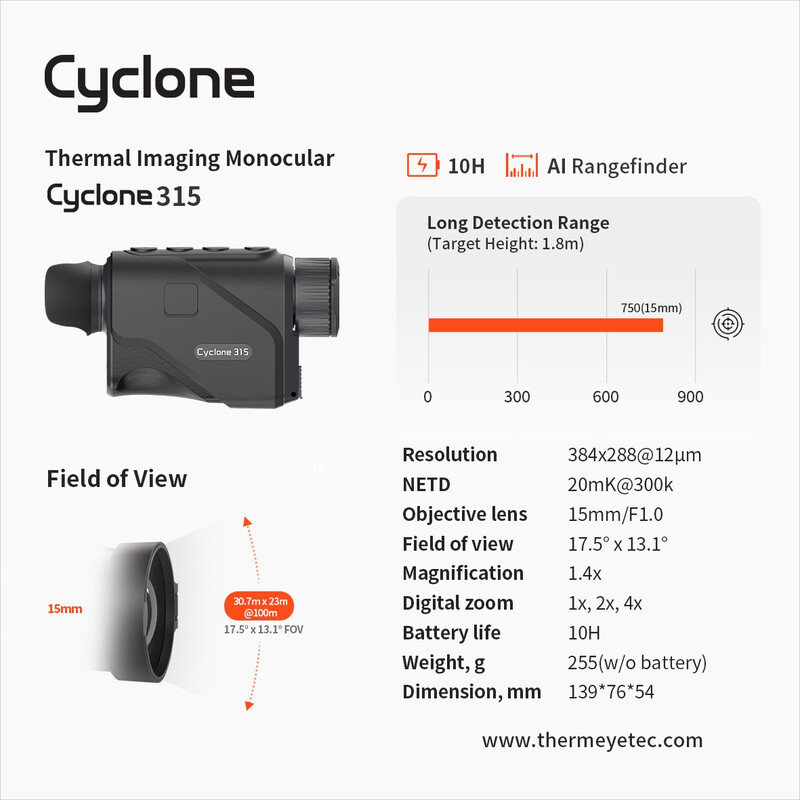 ThermTec Câmara térmica Cyclone 315