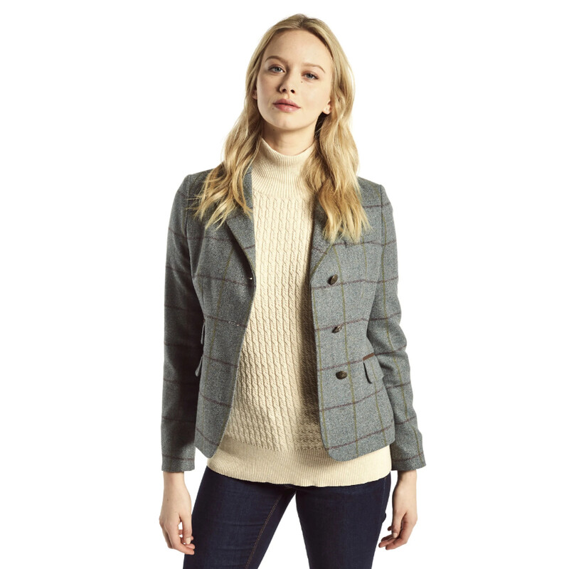 Dubarry of Ireland Casaco de tweed Buttercup Sorrel tamanho 40