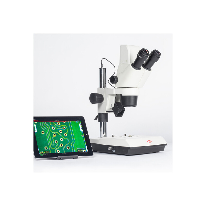 Motic Microscópio SMZ-171iX, digital, 7.5x-50x, w.d. 110mm, 4 MP, 1/3", Wifi/Lan