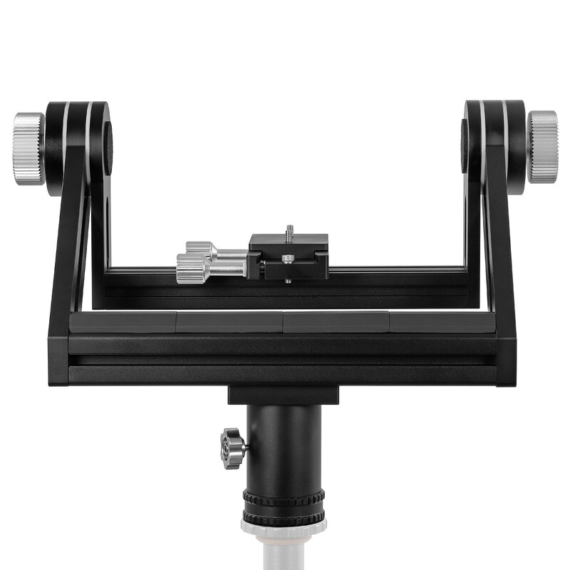 Omegon Montagem em forquilha Pro Neptune II para binóculos de grande porte