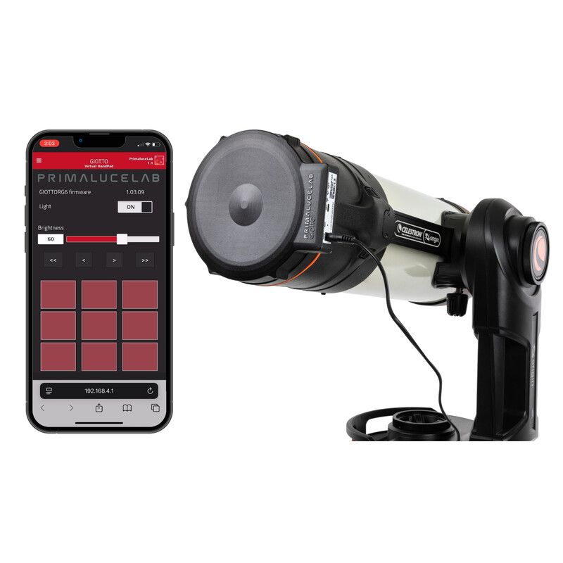PrimaLuceLab Máscara de Flafield GIOTTO Flat Field Generator Celestron Origin