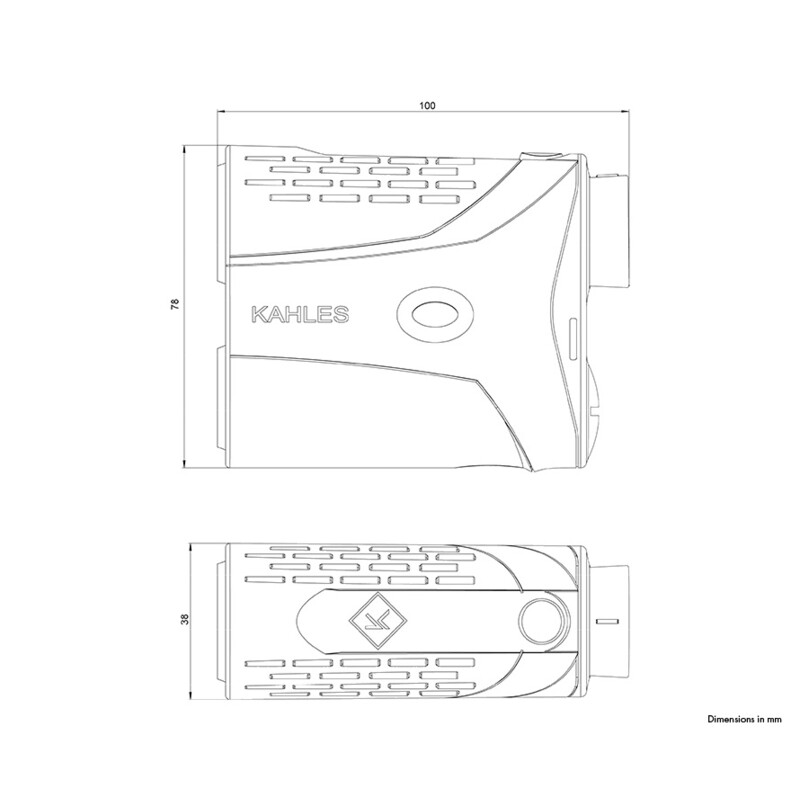 Kahles Medidor de distância Helia RF-M 7x25