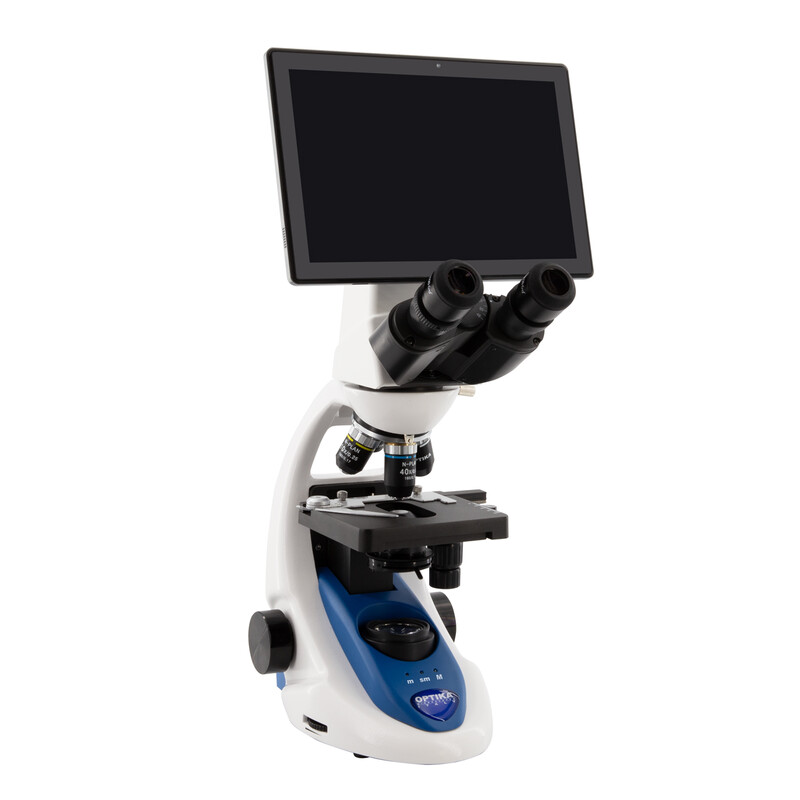 Optika Microscópio , Mikrokskop, B-190TBPL+, digital, 5 MP, tablet, 40-1000X, X-OEF, PLAN