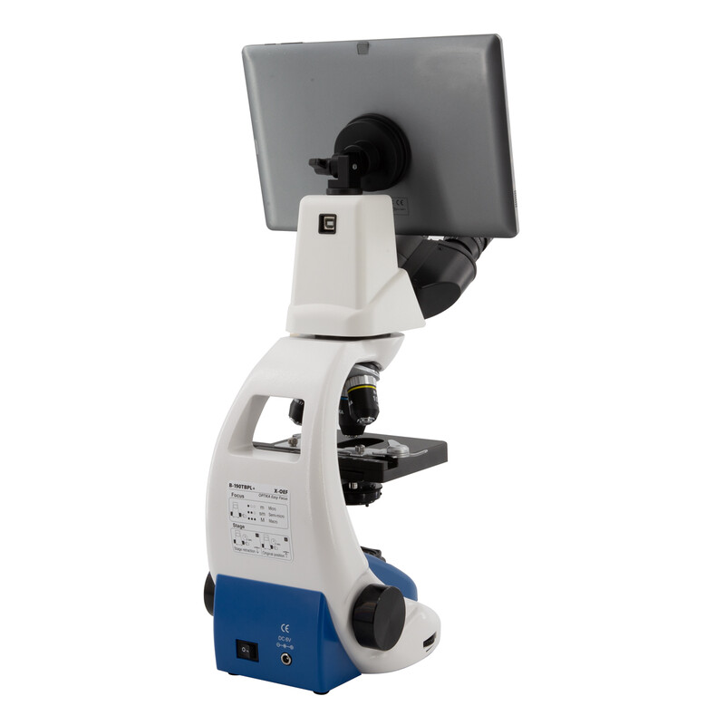 Optika Microscópio , Mikrokskop, B-190TBPL+, digital, 5 MP, tablet, 40-1000X, X-OEF, PLAN