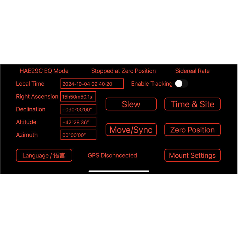 iOptron Montagem HAE29C-EC AZ/EQ dual SWG