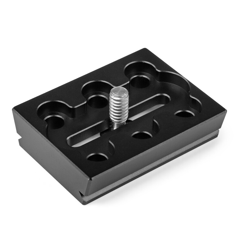 Omegon Base ajustável à altura do polo com trilho de prisma de 55 mm