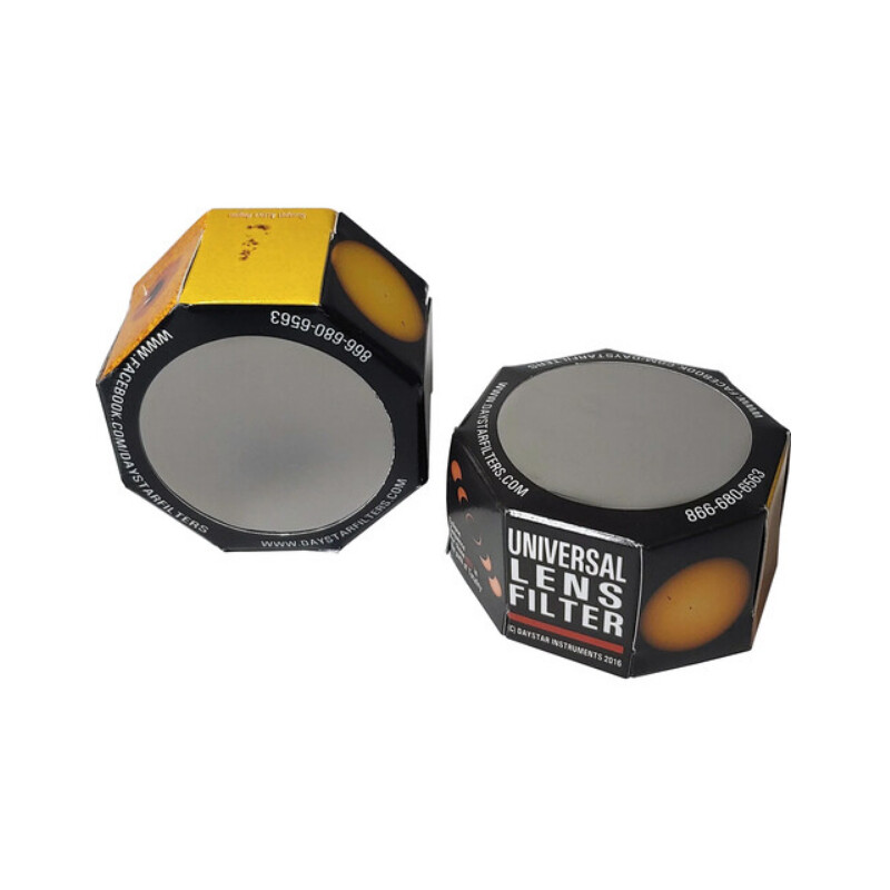 DayStar Filtros solares White-Light Universal Lens (2-Pack, 50-69 mm)