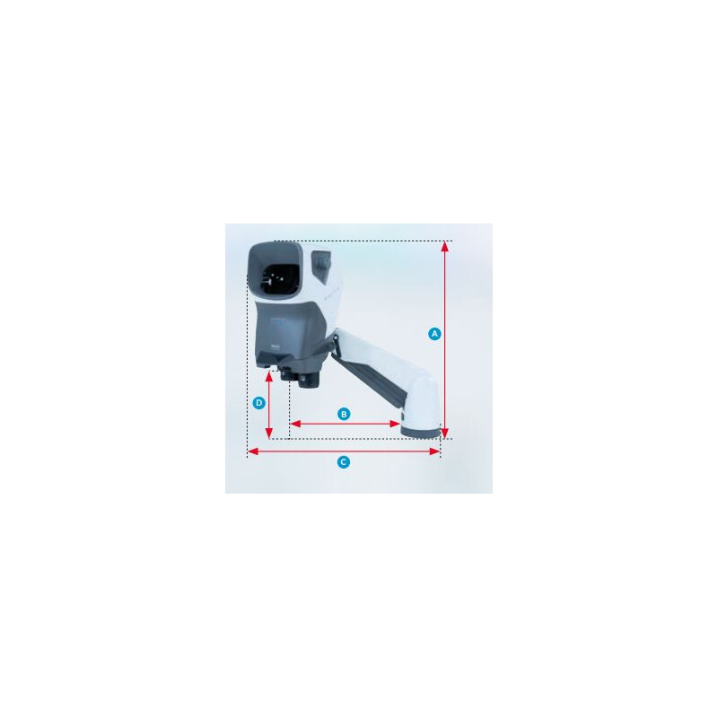 Vision Engineering Microscópio stéreo MANTIS IOTA com «suporte universal Verso» (sem lentes) SMI200