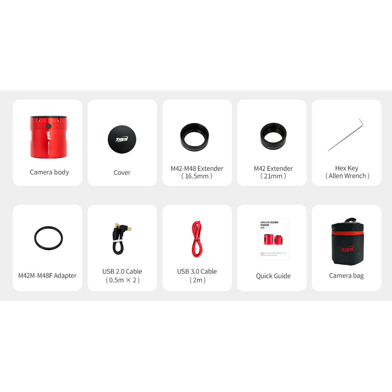 ZWO Câmera ASI 2600 MM Pro Mono