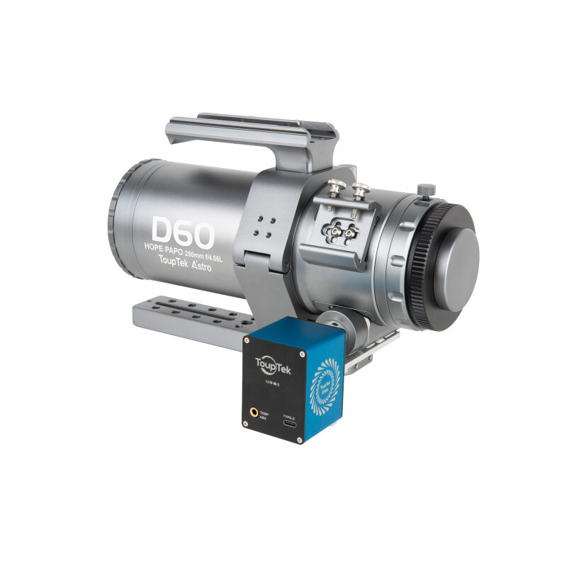 ToupTek Refrator apocromático HOPE D60 60/280 Inclinador